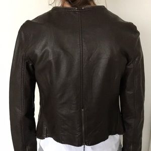 Miilla Clothing Jackets & Coats - Miilla Clothing leather jacket - brown Miilla Clothing Jackets & Coats - Miilla Clothing leather jacket - brown